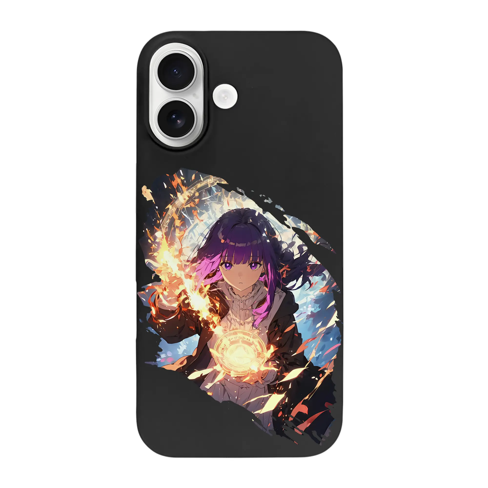 葬送のフリーレン（Frieren） グッズ,フェルン（Fern） - iPhone 17 シリーズ シリコンケース 薄型 耐衝撃 指紋防止 ソフトタッチカバー 精密フィット 傷防止 保護ケース iPhone 17/17 Air/17 Pro/17 Pro Max 対応